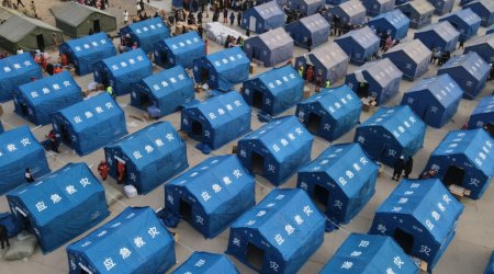 Çində zəlzələyə görə 20 min insan təxliyə edilib