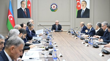 Nazirlər Kabinetində Xəzərin və Bakı buxtasının ekoloji vəziyyətinə dair iclas keçirilib