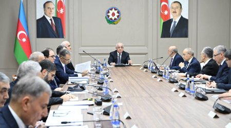 Али Асадов и чиновники решают проблемы Каспия