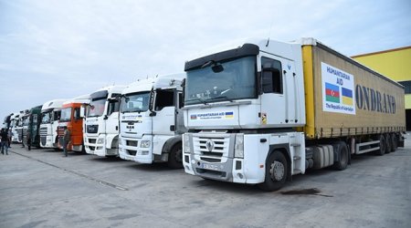 Azərbaycan Ukraynaya növbəti humanitar yardım göndərib