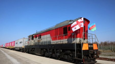 Poti&ndash;Bakı ekspres blok-qatarı istifadəyə verilib