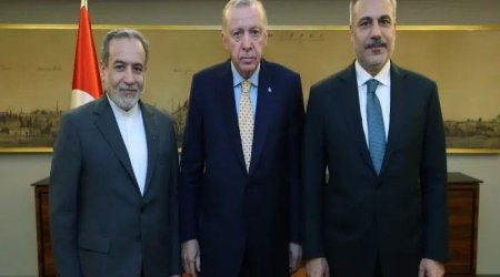 Ərdoğan İranın XİN başçısını qəbul edib