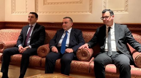 Adil Kərimli Omanda görüş keçirib