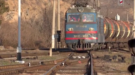 Ermənistana göndərilən Rusiya taxılı Bakıdan yola düşdü