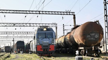Rusiyadan Azərbaycandan keçməklə göndərilən taxıl yüklü vaqonlar Ermənistana çatıb