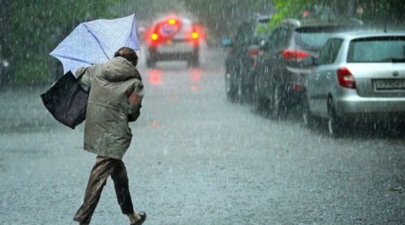 Hazırda ölkə ərazisində yağıntılı və küləkli hava şəraiti davam edir - Faktiki hava
