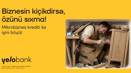 Biznesini dar çərçivələrə sığdırma: 100 000 AZN-dək sərfəli mikrokredit