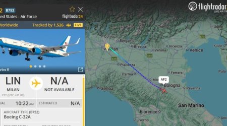 Why did a Lockheed Martin MC-130J Commando II fly to Baku?