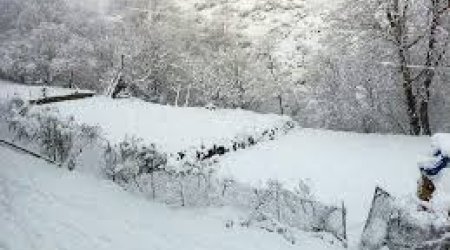 Bəzi rayonlara qar yağır - Faktiki hava