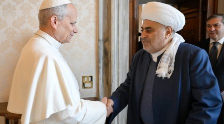 Аллахшукюр Пашазаде встретился с Папой Римским Львом XIV.