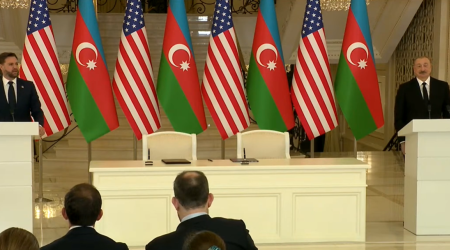 The US and Azerbaijan sign a charter of strategic partnership