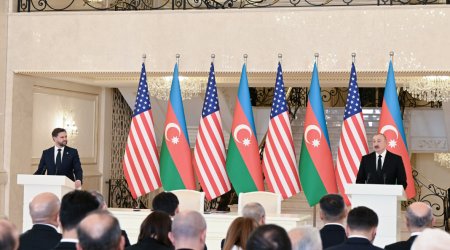 İlham Əliyev və Cey Di Vens mətbuata bəyanatlarla çıxış ediblər - Yenilənib