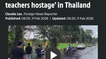 Tayland məktəbində 300-dən çox şəxs girov götürülüb