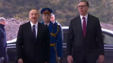 Serbiyada Azərbaycan Prezidentinin rəsmi qarşılanma mərasimi olub - Video -Yenilənib