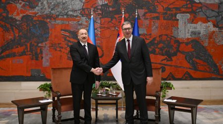 Əliyev və Vuçiç arasında təkbətək görüş başa çatıb - Yenilənib