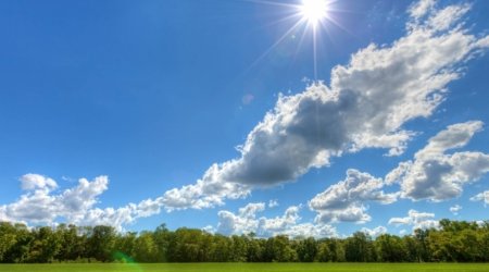 
Sabah 24 dərəcə isti olacaq - PROQNOZ