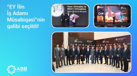 
ABB-nin dəstəyi ilə keçirilmiş &ldquo;EY İlin İş Adamı Müsabiqəsi&rdquo;nin
qalibi seçildi!