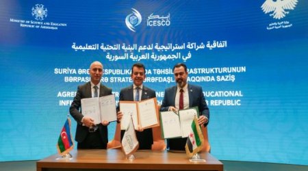 Azrbaycan Suriyada 10-a yaxın yeni məktəb tikəcək