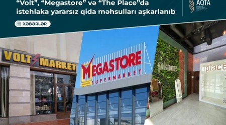 Bakıda 3 marketdə yararsız qida məhsulları aşkarlanıb