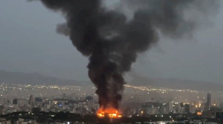 Пожар рядом с военными объектами в Тегеране