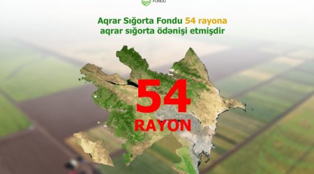 2025-ci ildə 54 rayonda aqrar sığorta ödənişləri 9,2 mln manat təşkil edib