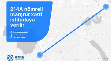 Bakıda yeni marşrut xətti istifadəyə verilib