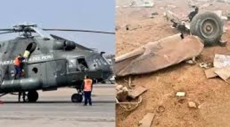 Крушение военного вертолета в Перу: 15 погибших