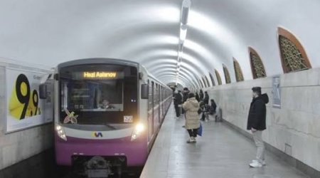 
Metroda qatarların hərəkət intervalı bərpa olunub
