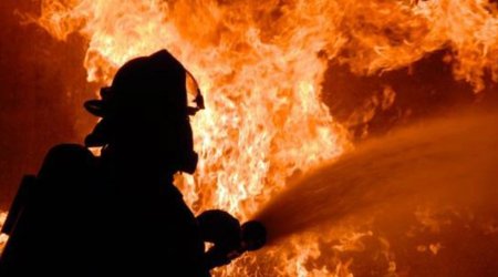 Yevlaxda kafedə yanğın olub,xəsarət alan var