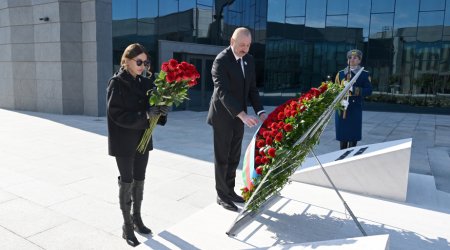 Əliyev Xocalı Soyqırımı Memorialının açılışında iştirak edib - Yenilənib