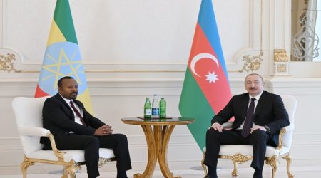 
President Ilham Aliyev held one-on-one meeting with Prime Minister of Ethiopia
