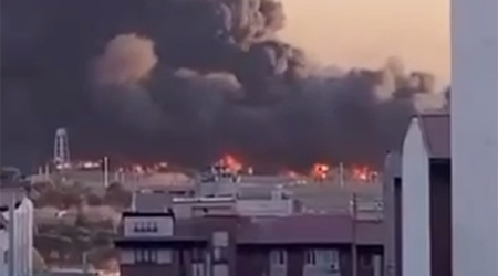 Tehranda hava limanı vuruldu