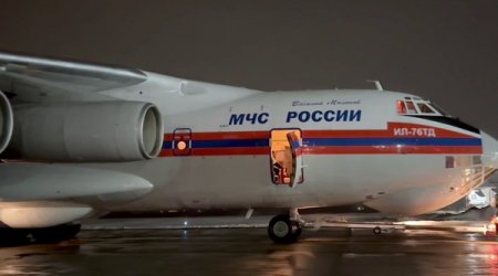 Rusiya FHN təyyarəsi Lənkərana endi - Video