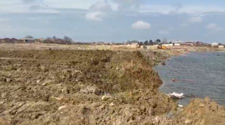 
Maştağada gölün qanunsuz doldurulması faktı araşdırılıb