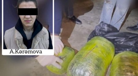 Sabirabadda 25 yaşlı qadında 14 kq narkotik aşkarlanıb