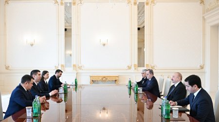 Prezident İlham Əliyev Moldovanın Baş nazirinin müavinini qəbul edib