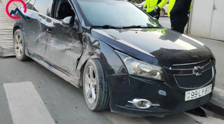 Gəncədə &ldquo;Chevrolet&rdquo; yük maşını ilə toqquşub, xəsarət alan var