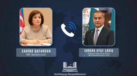 Sahibə Qafarova pakistanlı həmkarı ilə regiondakı gərginliyi müzakirə edib