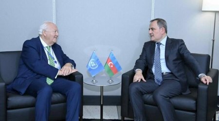 Ceyhun Bayramov Migel Angel Moratinos ilə görüşüb