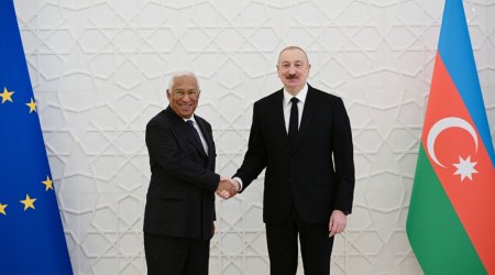 İlham Əliyev və Antonio Koştanın birgə mətbuat bəyanatı