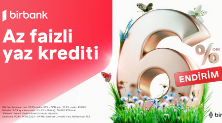 Kapital Bank-dan Novruz fürsəti: nağd kreditlərə6%-dək endirim