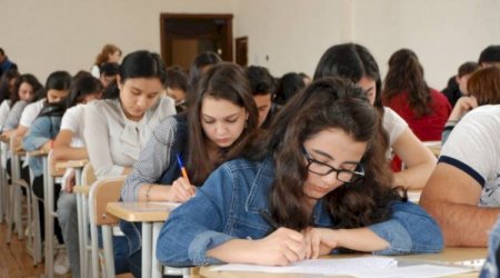 Bu gün 62 mindən çox şagird buraxılış imtahanı verəcək