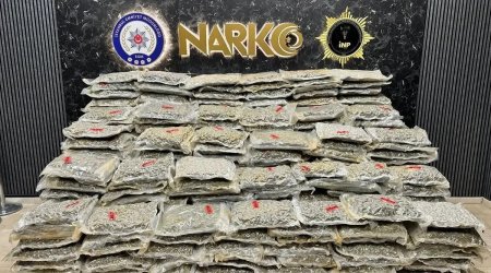 İstanbulda yarım tondan çox narkotik aşkarlanıb, 7 nəfər saxlanılıb