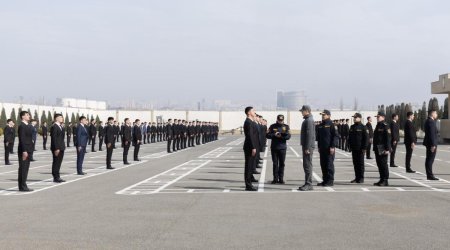 Vilayət Eyvazov Bakıda sıra baxışı keçirib - Video