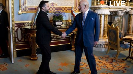 Zelenski Londona səfər edib