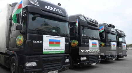 Из Азербайджана в Иран направляется очередная гуманитарная помощь