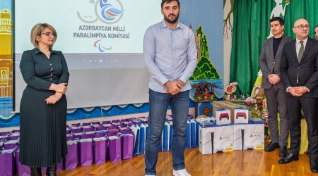 Azercell Milli Paralimpiya Komitəsi ilə birgə 3 saylı Uşaq evini ziyarət edib