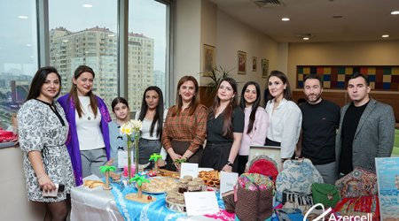 Azercell Könüllüləri Novruz və Ramazan bayramları münasibətilə xeyriyyə yarmarkası təşkil edib