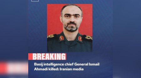 İranın "Bəsic" qüvvələrinin kəşfiyyat rəhbəri öldürülüb