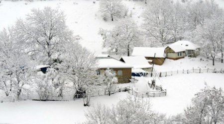 Bəzi bölgələrə qar yağıb - Faktiki hava açıqlanıb